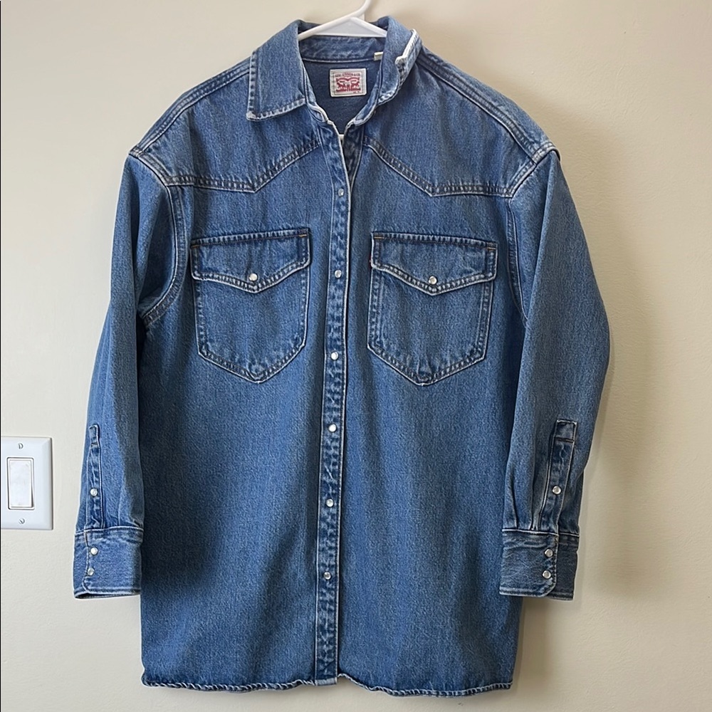 Levi’s Strauss & Co Denim Western Shirt – XS Unisex
